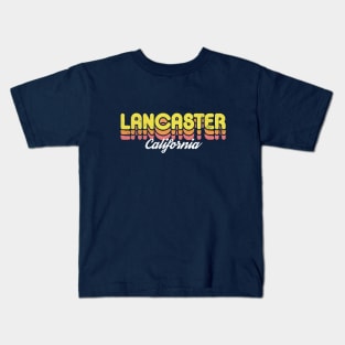 Retro Lancaster California Kids T-Shirt